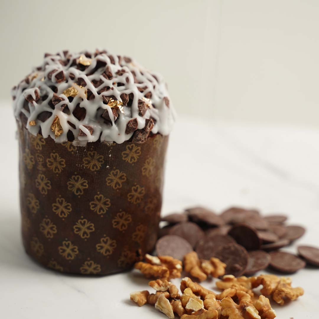 Dark Chocolate & Walnuts Panettone